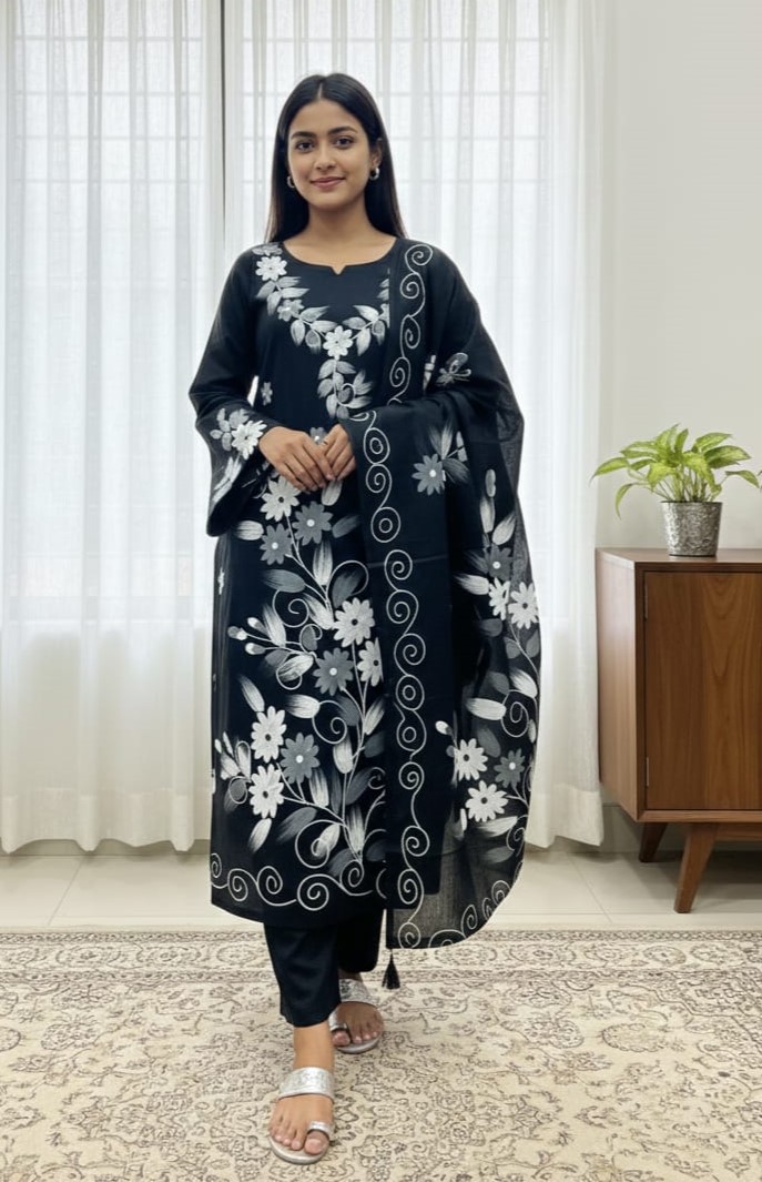 Block Print Three Piece ⭐⭐⭐