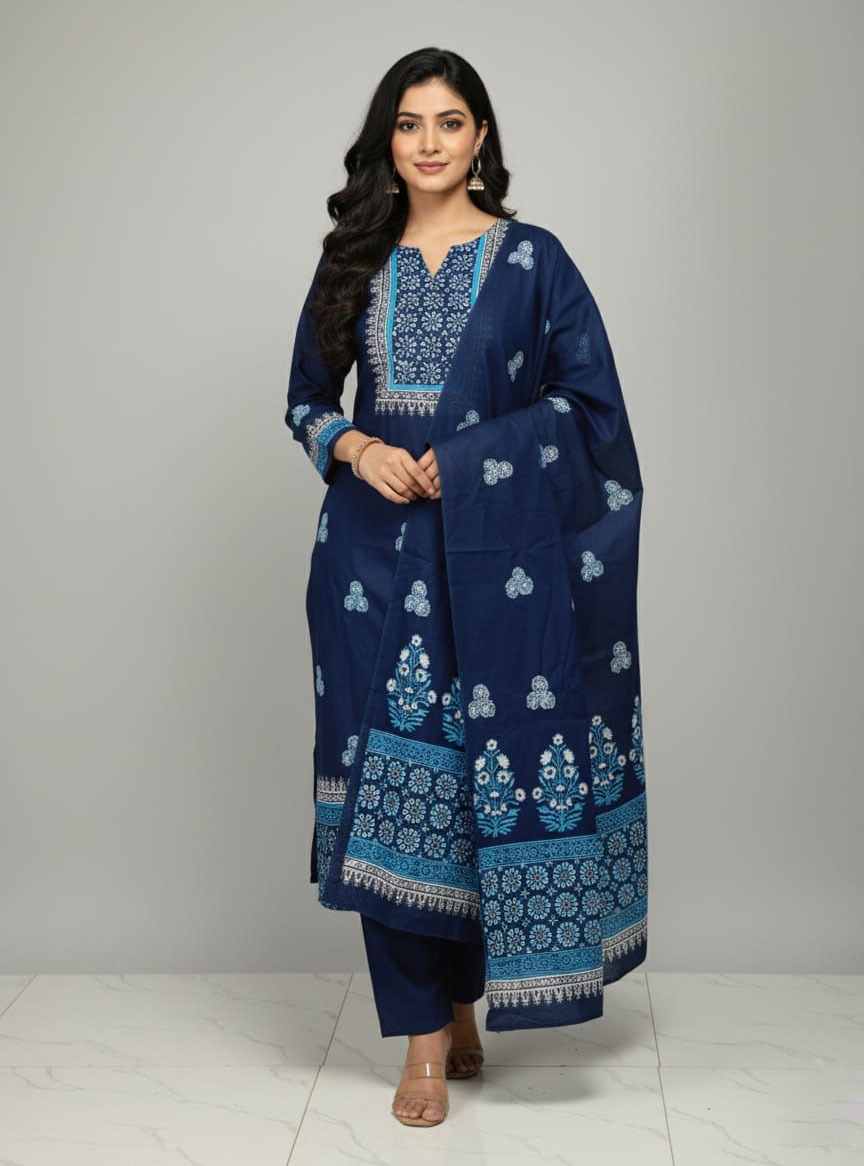 Block Print Three Piece ⭐⭐⭐