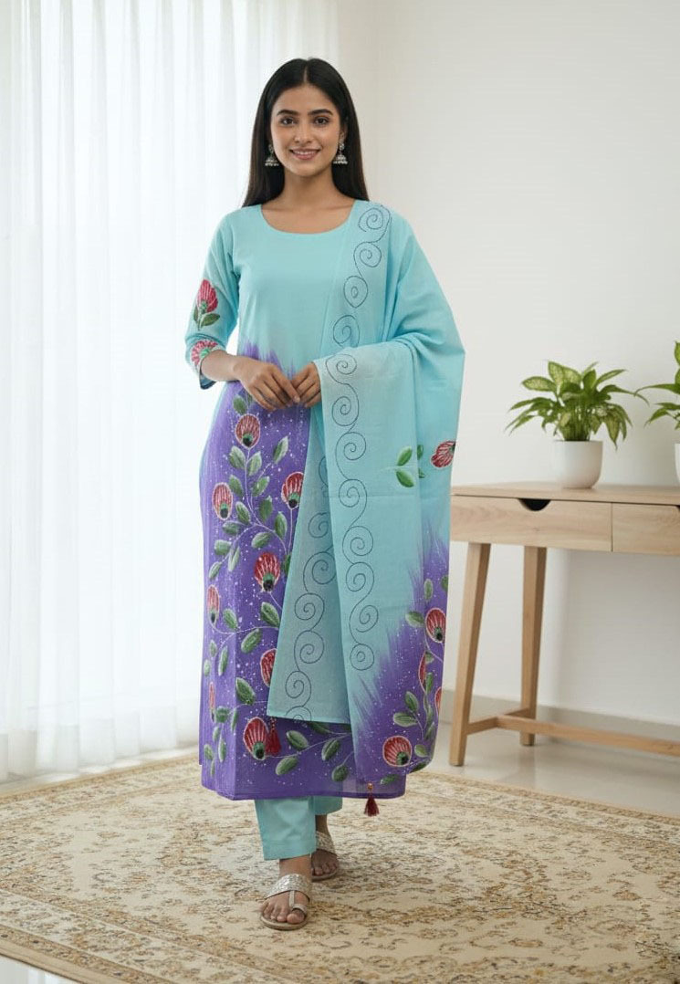 Block Print Three Piece ⭐⭐⭐