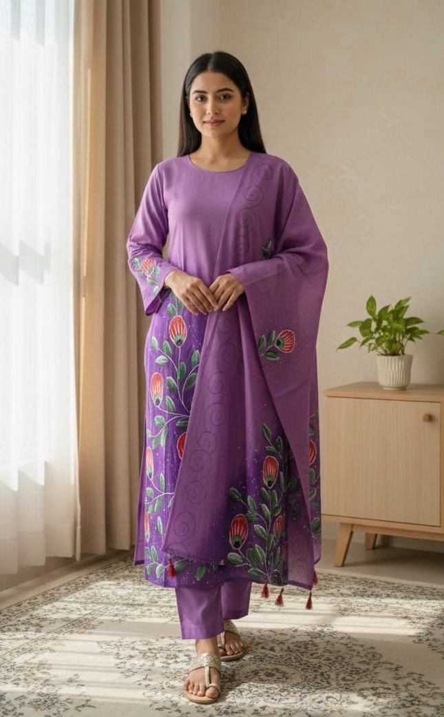 Block Print Three Piece ⭐⭐⭐