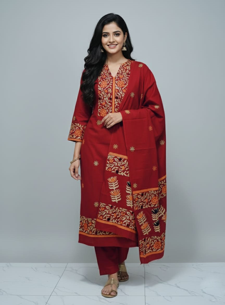 Block Print Three Piece ⭐⭐⭐