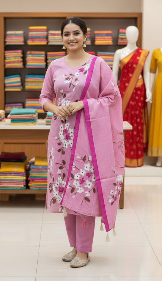 Block Print Three Piece ⭐⭐⭐