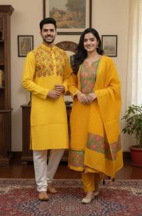 Panjabi Three Piece Couple Set ⭐⭐⭐