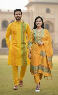 Panjabi Three Piece Couple Set ⭐⭐⭐