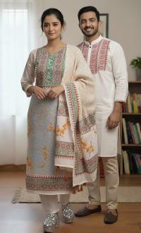 Panjabi Three Piece Couple Set ⭐⭐⭐