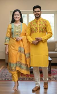 Panjabi Three Piece Couple Set ⭐⭐⭐