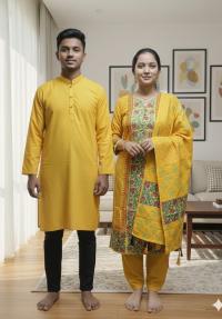 Panjabi Three Piece Couple Set ⭐⭐⭐