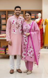 Panjabi Three Piece Couple Set ⭐⭐⭐