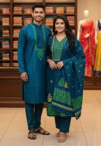 Panjabi Three Piece Couple Set ⭐⭐⭐