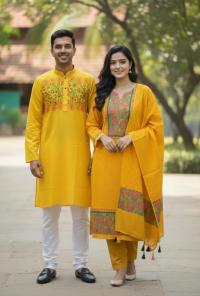 Panjabi Three Piece Couple Set ⭐⭐⭐