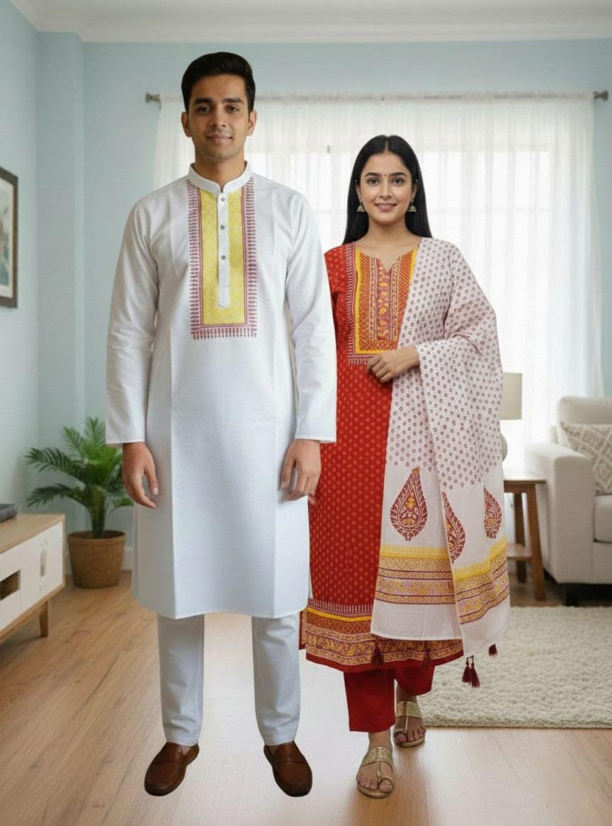 Block Print Three Piece ⭐⭐⭐