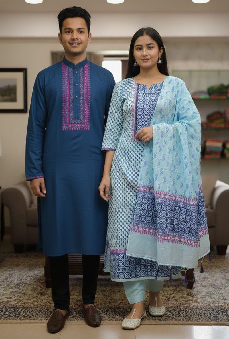 Block Print Three Piece ⭐⭐⭐