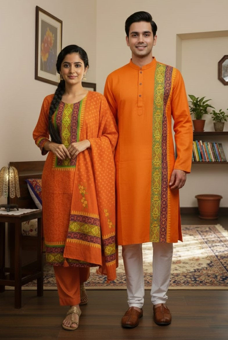 Block Print Three Piece ⭐⭐⭐