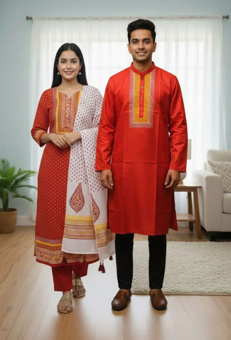 Block Print Three Piece ⭐⭐⭐