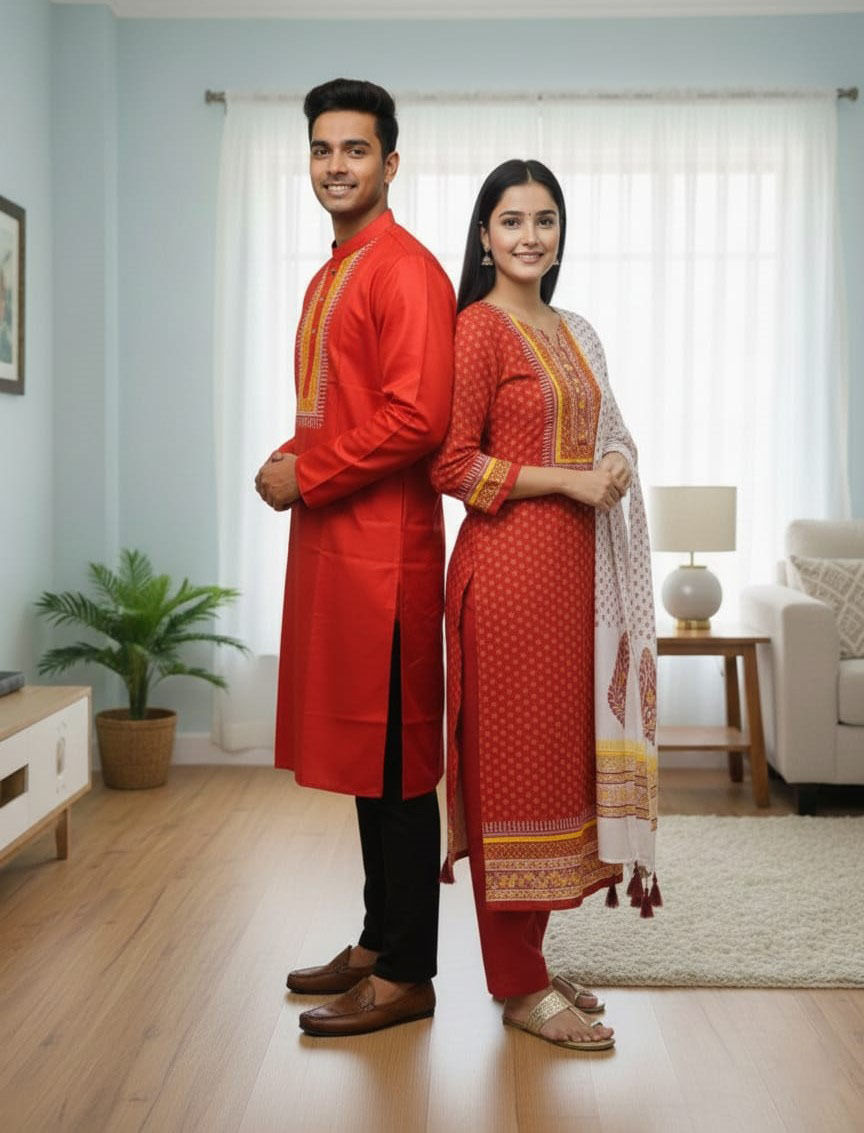 Block Print Three Piece ⭐⭐⭐