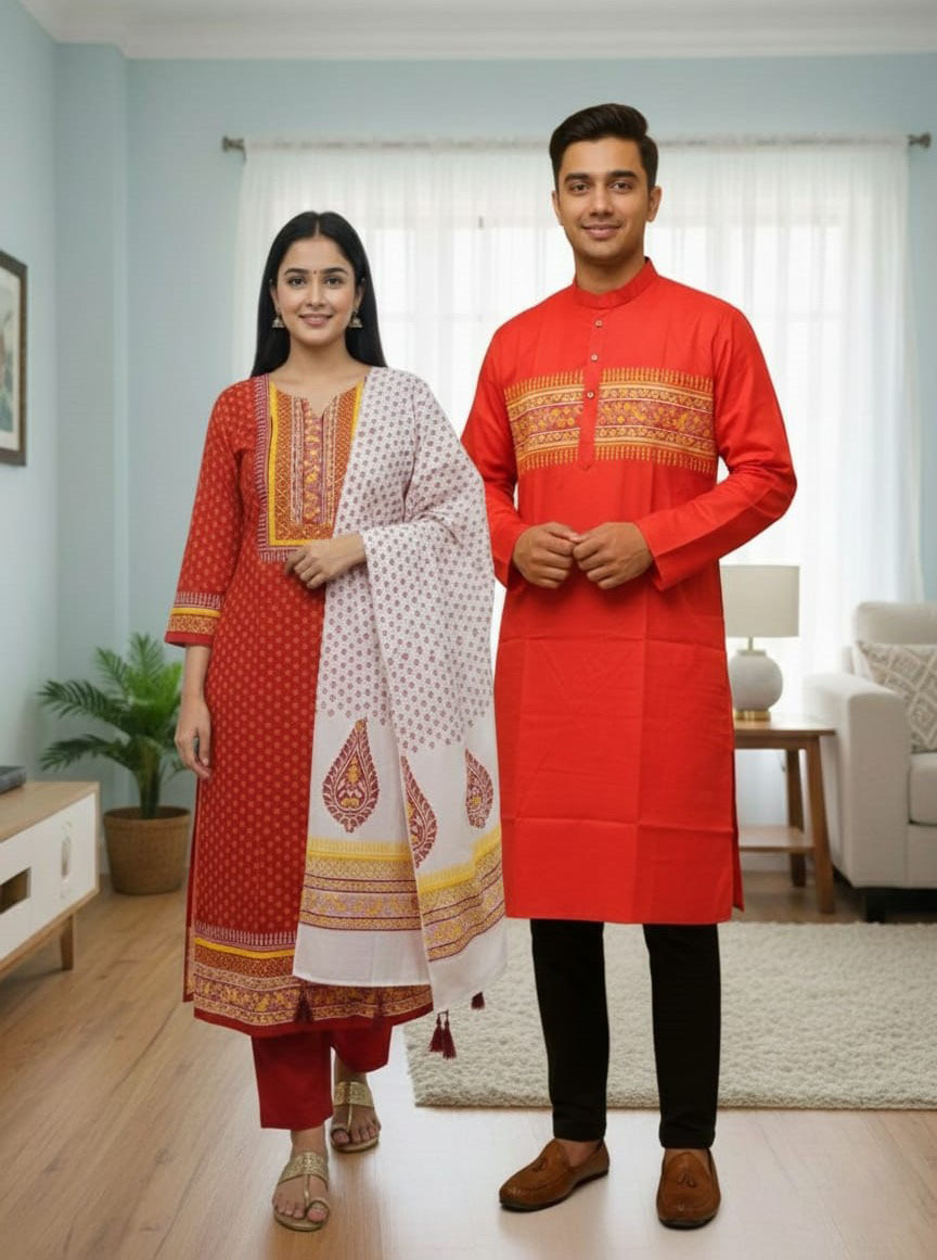 Block Print Three Piece ⭐⭐⭐