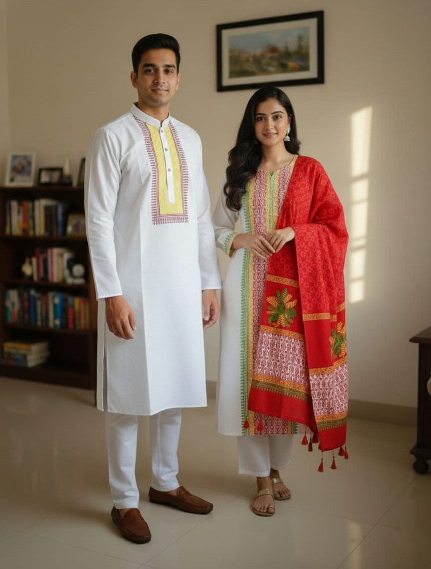 Block Print Three Piece ⭐⭐⭐