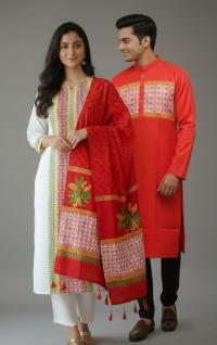 Block Print Three Piece ⭐⭐⭐