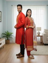 Block Print Three Piece ⭐⭐⭐