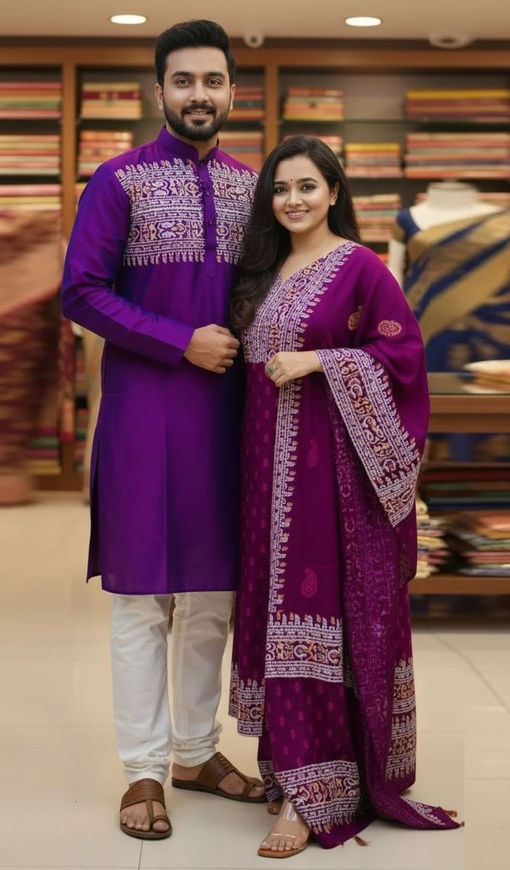 Block Print Three Piece