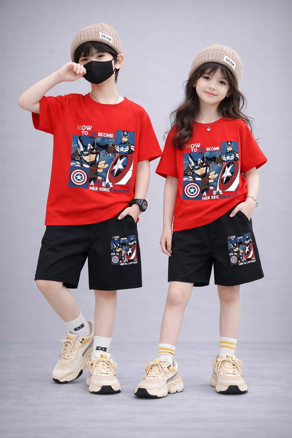 Drop Shoulder Baby T-Shirt and Pant Set