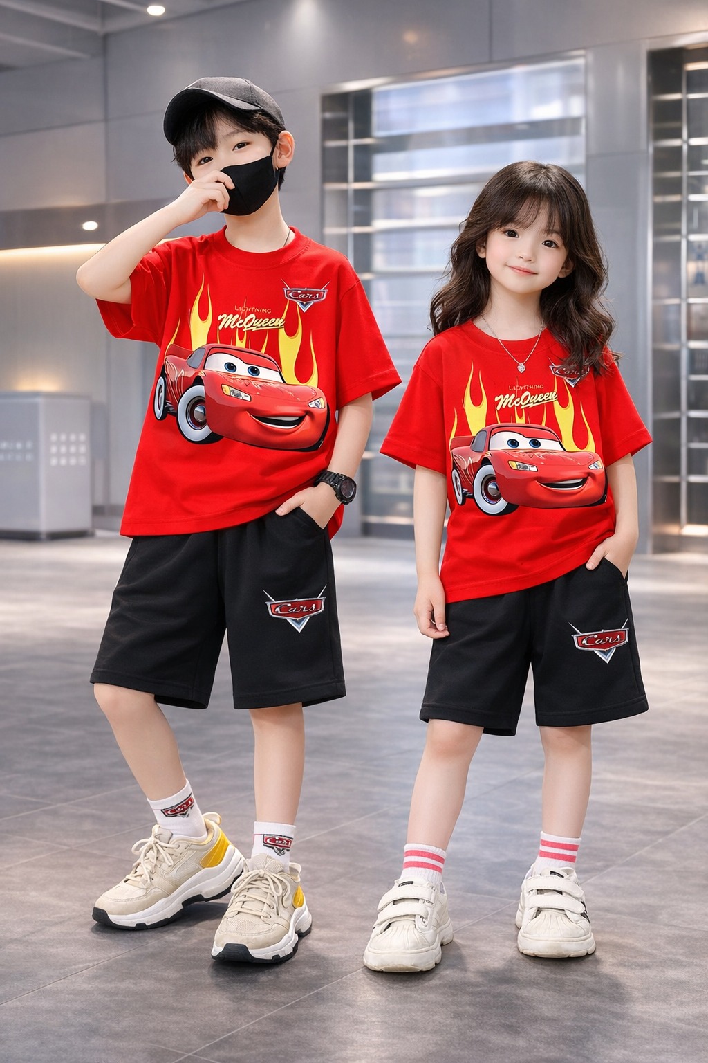 Drop Shoulder Baby T-Shirt and Pant Set