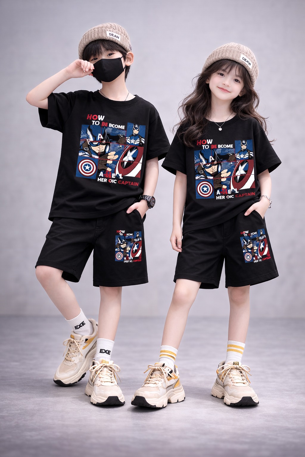 Drop Shoulder Baby T-Shirt and Pant Set