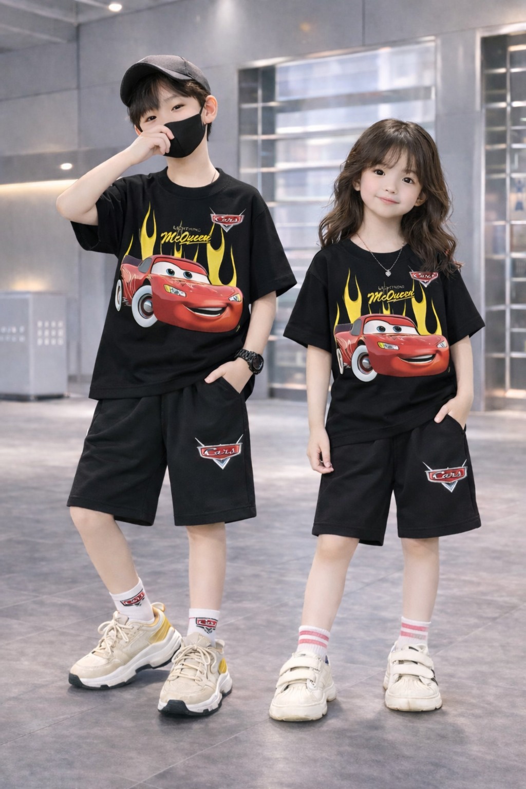 Drop Shoulder Baby T-Shirt and Pant Set