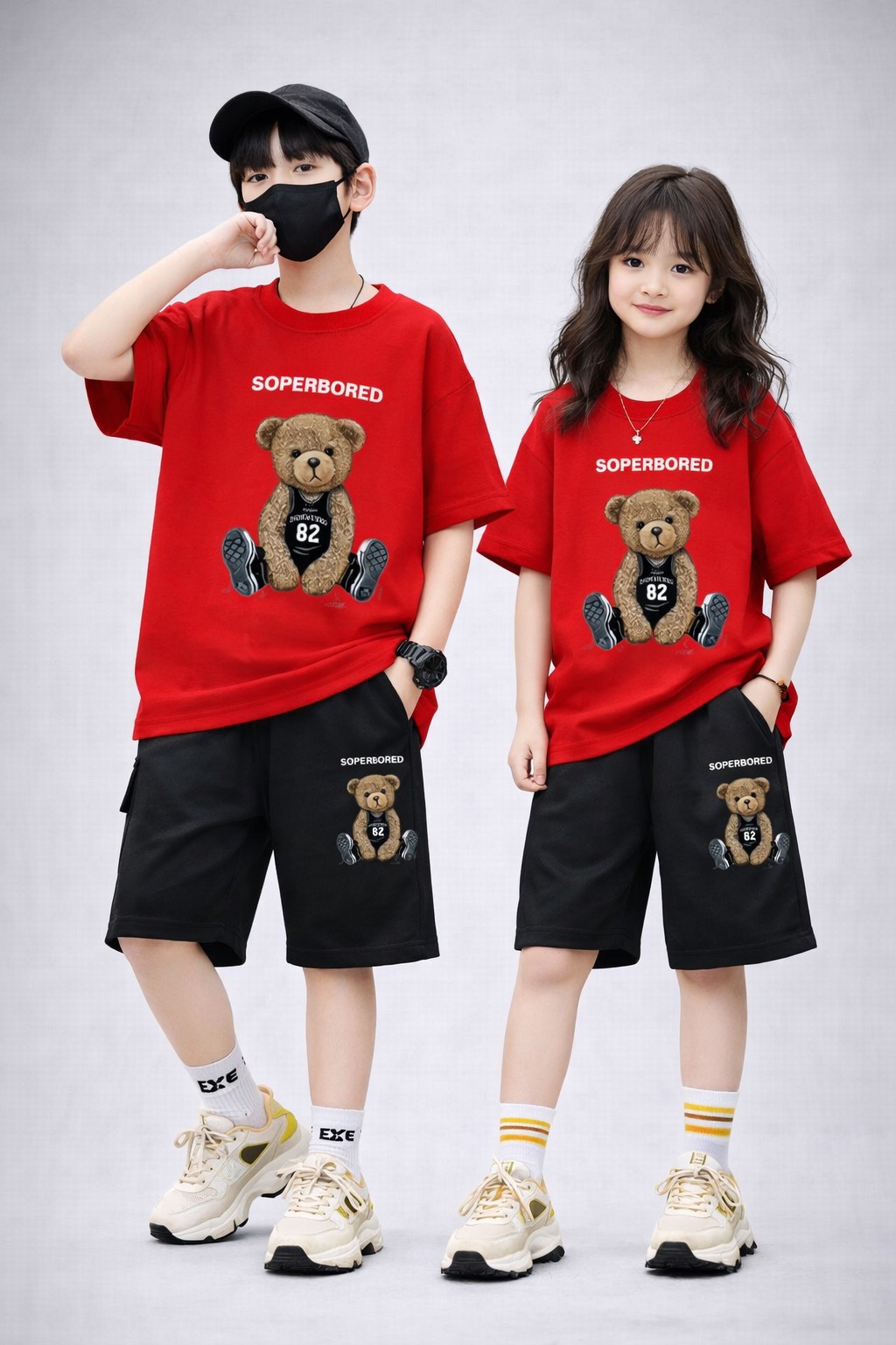 Drop Shoulder Baby T-Shirt and Pant Set