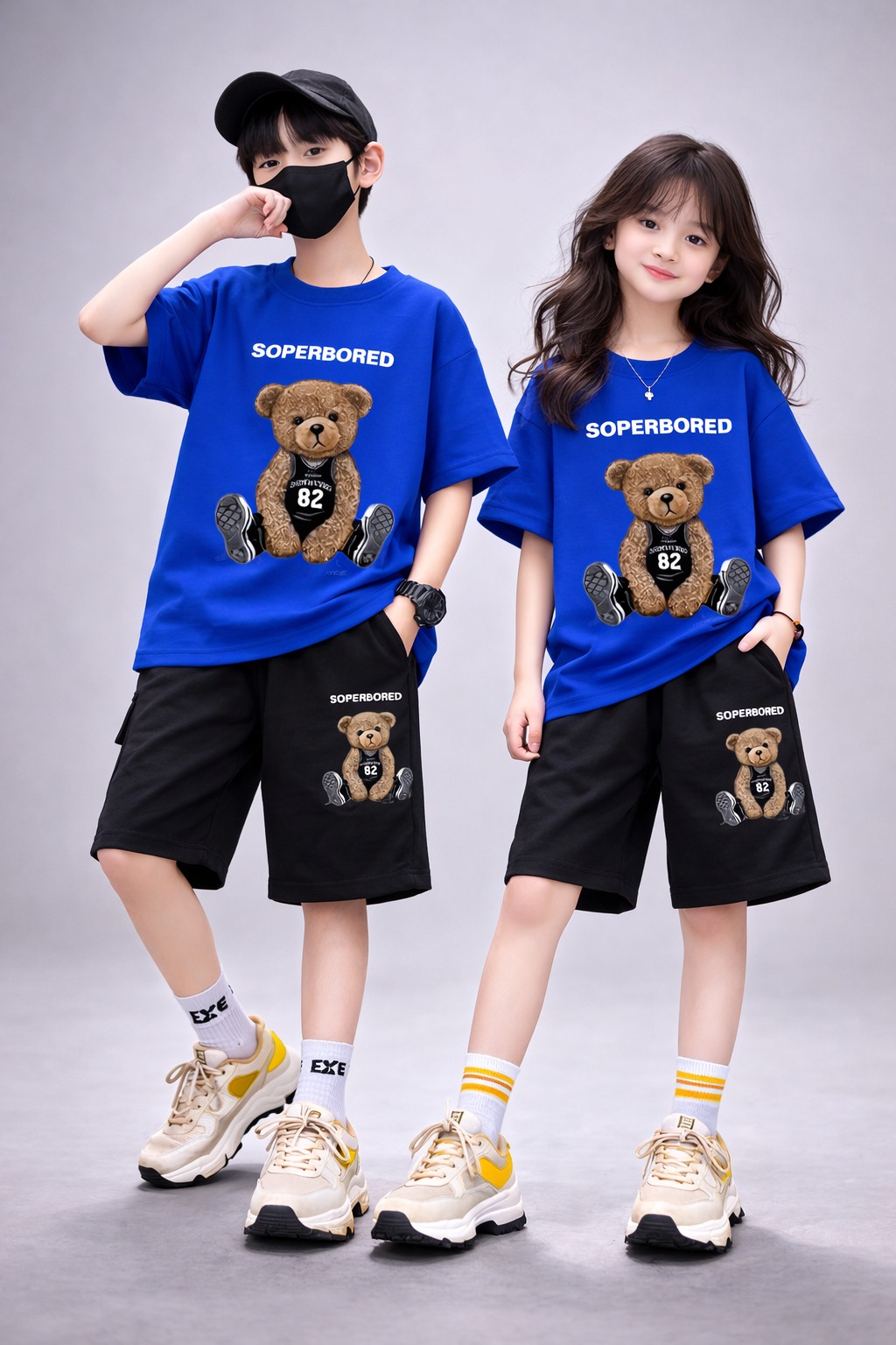 Drop Shoulder Baby T-Shirt and Pant Set
