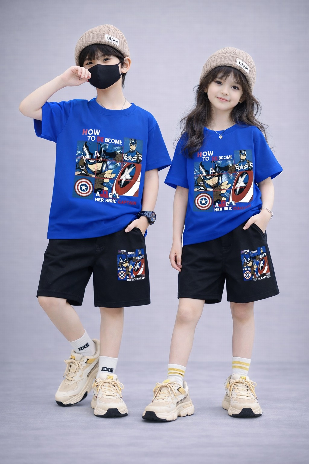 Drop Shoulder Baby T-Shirt and Pant Set
