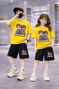 Drop Shoulder Baby T-Shirt and Pant Set