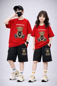 Drop Shoulder Baby T-Shirt and Pant Set