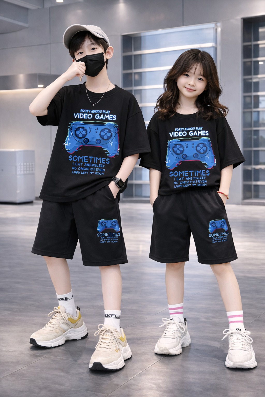 Drop Shoulder Baby TShirt and Pant Set