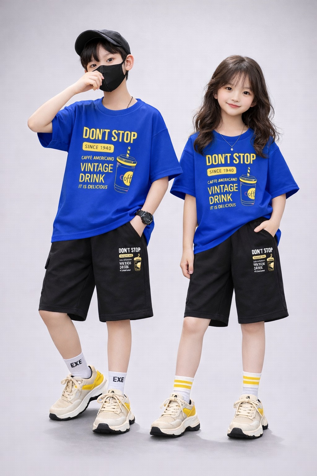 Drop Shoulder Baby TShirt and Pant Set