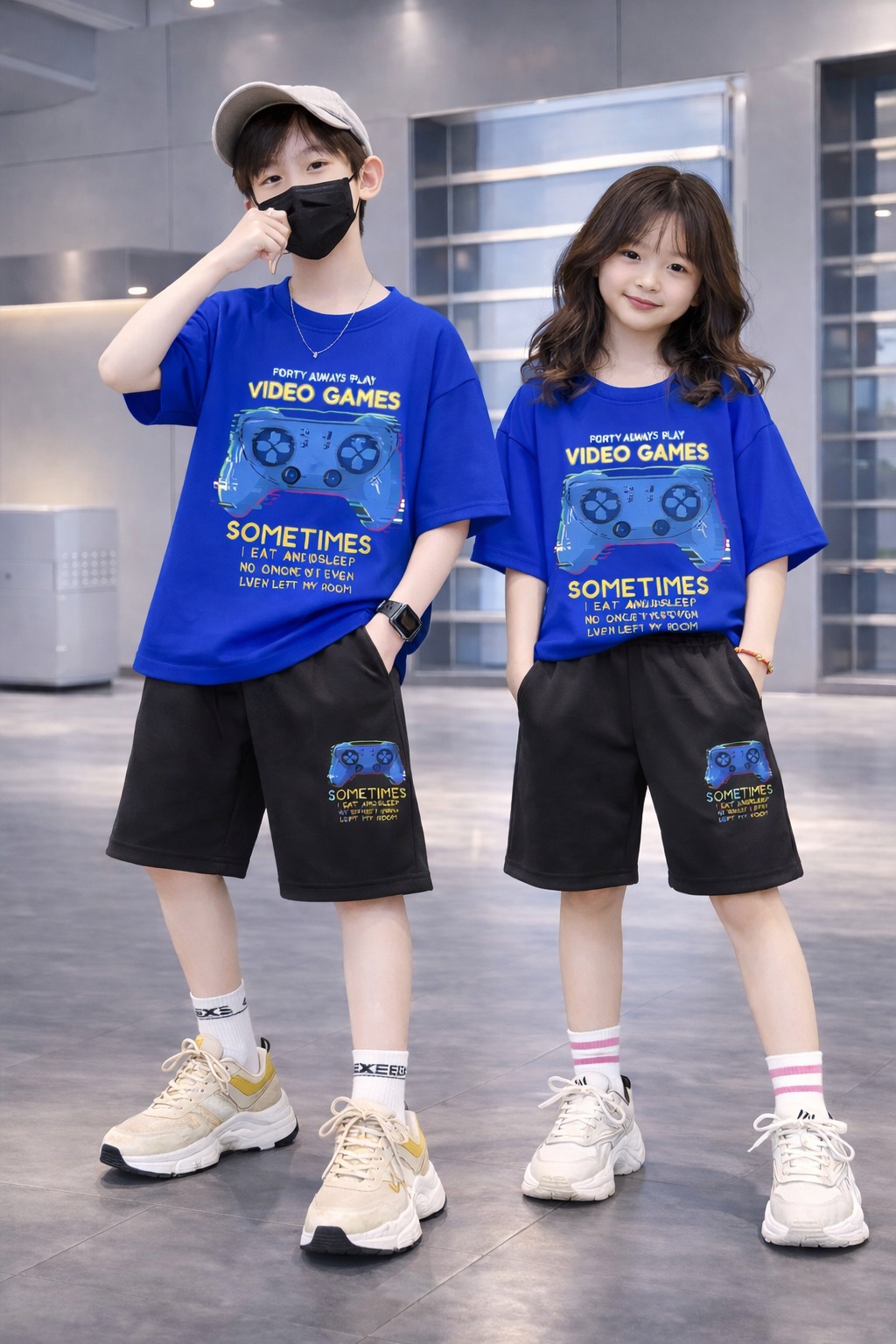 Drop Shoulder Baby TShirt and Pant Set