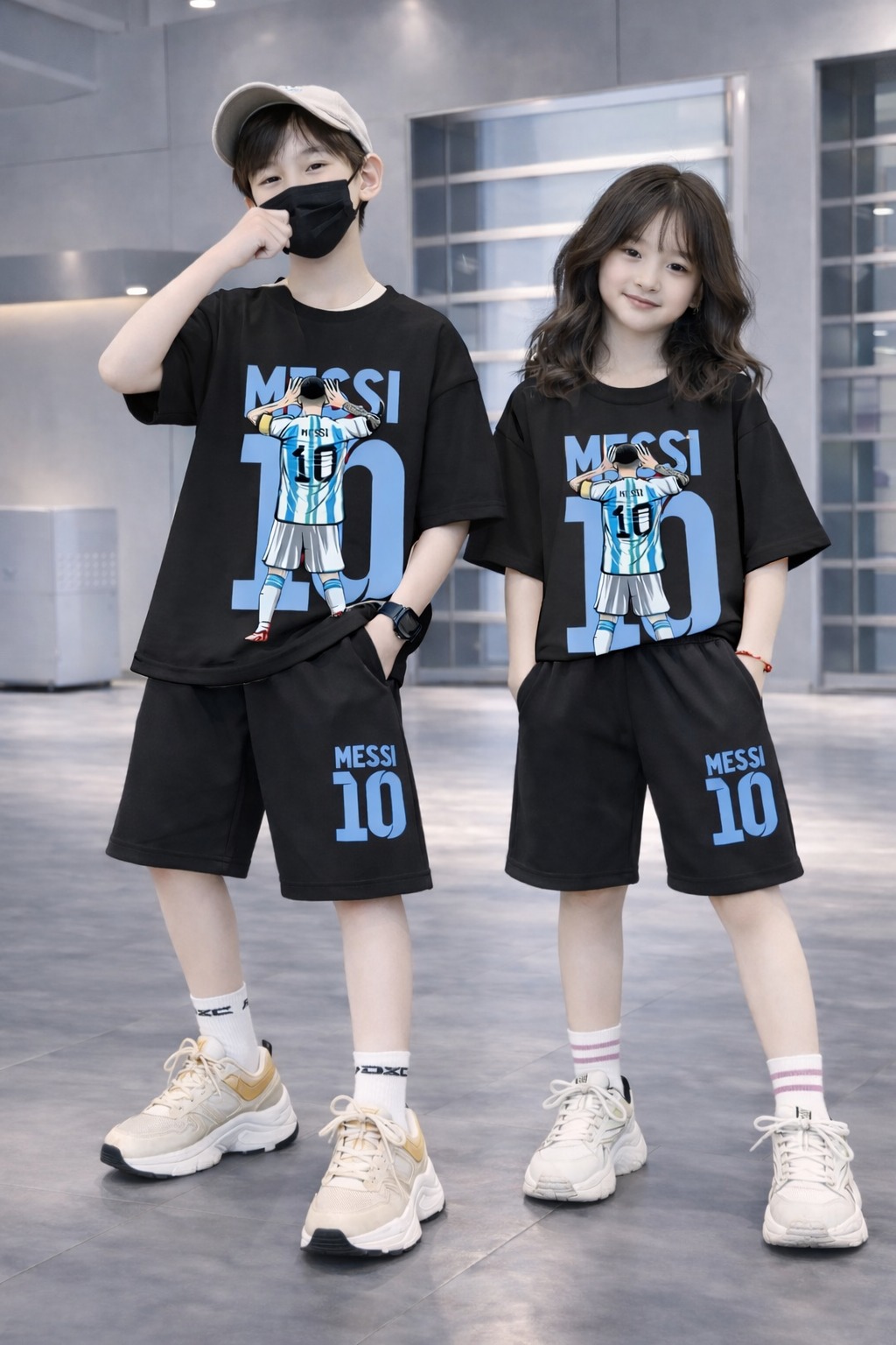 Drop Shoulder Baby TShirt and Pant Set