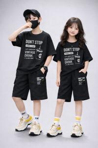 Drop Shoulder Baby TShirt and Pant Set