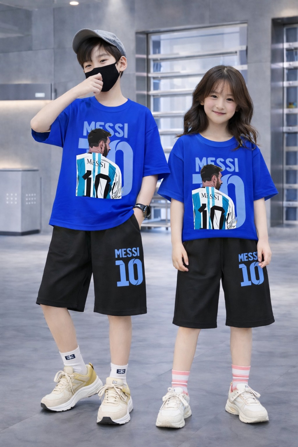 Drop Shoulder Baby TShirt and Pant Set