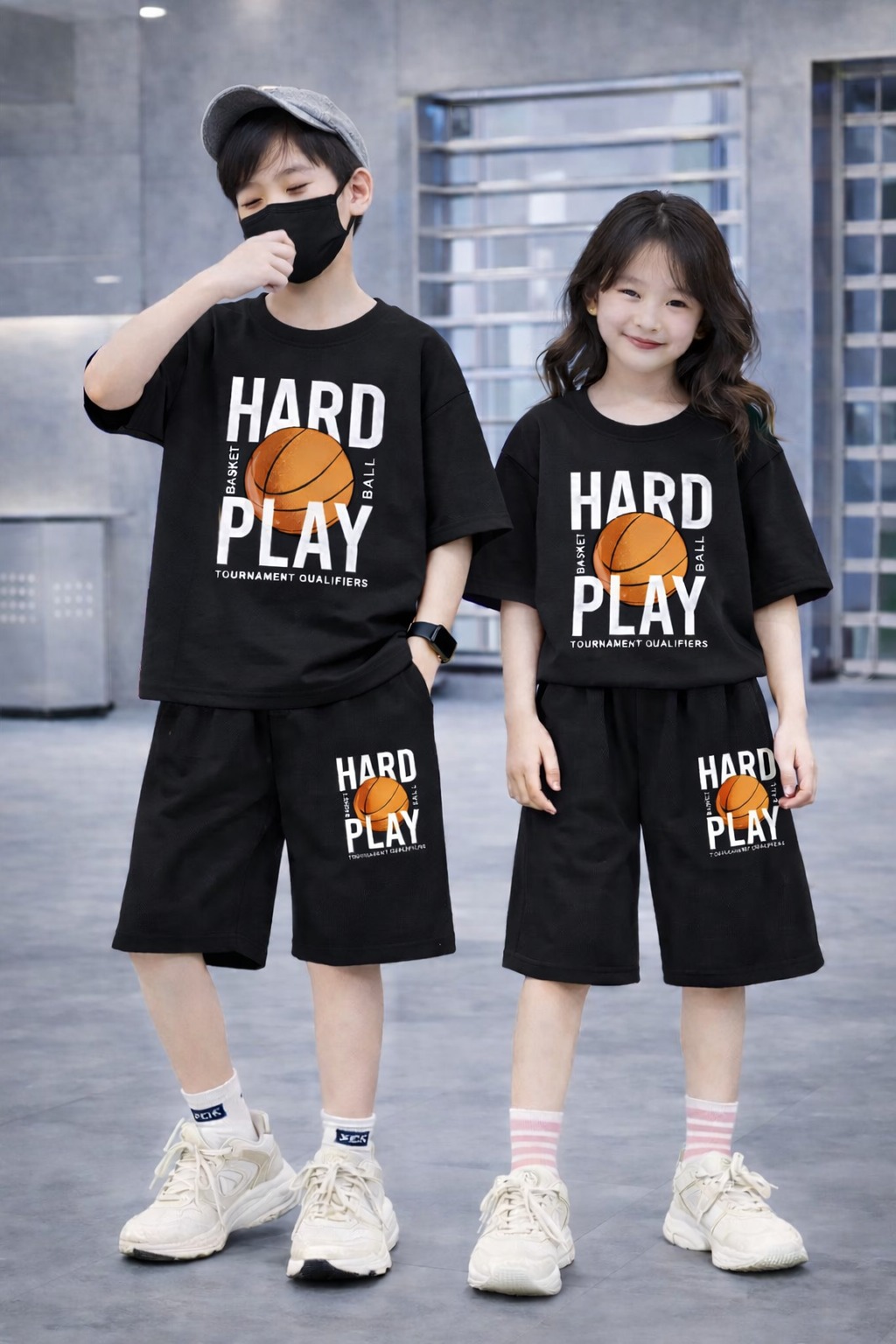 Drop Shoulder Baby TShirt and Pant Set