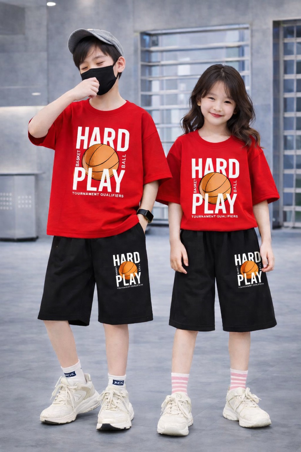 Drop Shoulder Baby TShirt and Pant Set