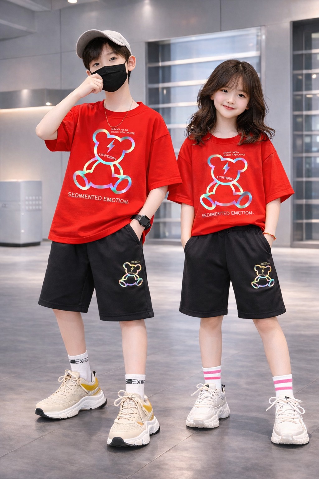 Drop Shoulder Baby TShirt and Pant Set