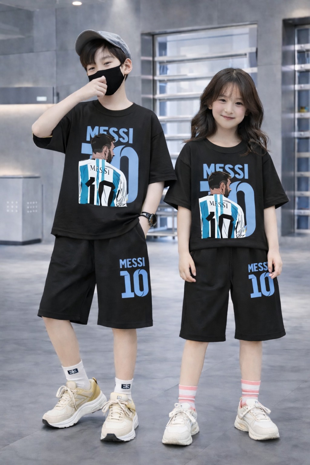Drop Shoulder Baby TShirt and Pant Set