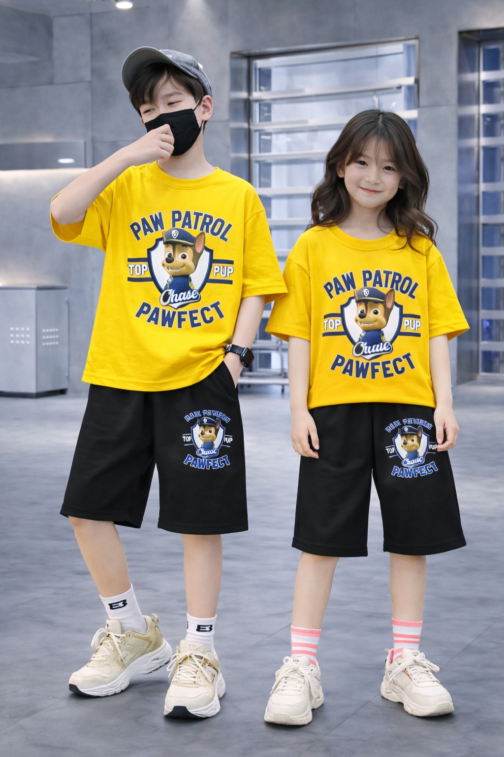 Drop Shoulder Baby TShirt and Pant Set