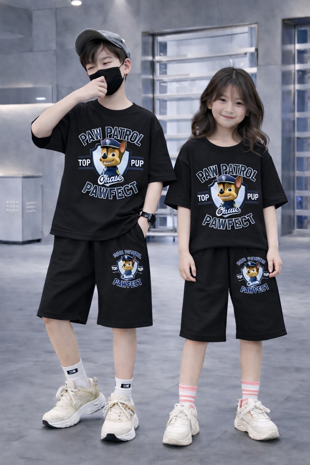Drop Shoulder Baby TShirt and Pant Set