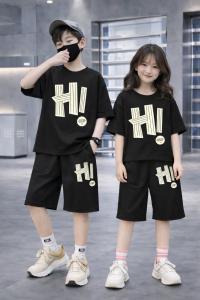 Drop Shoulder Baby TShirt and Pant Set