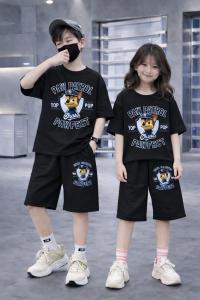Drop Shoulder Baby TShirt and Pant Set