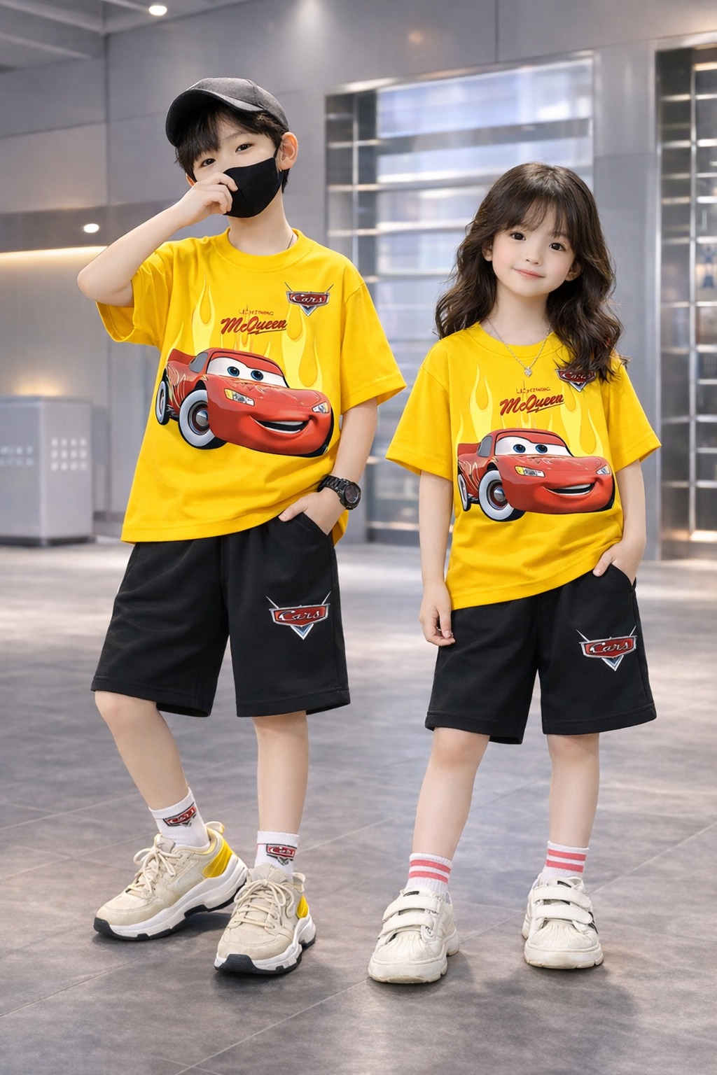Drop Shoulder Baby TShirt and Pant Set