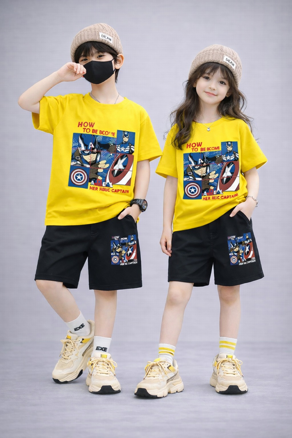 Drop Shoulder Baby TShirt and Pant Set