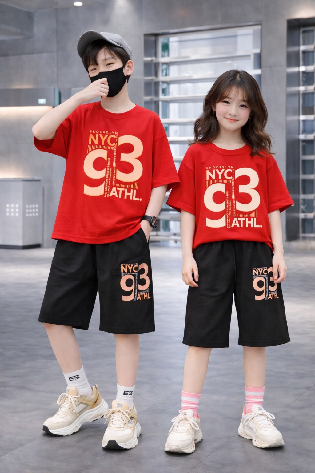 Drop Shoulder Baby TShirt and Pant Set